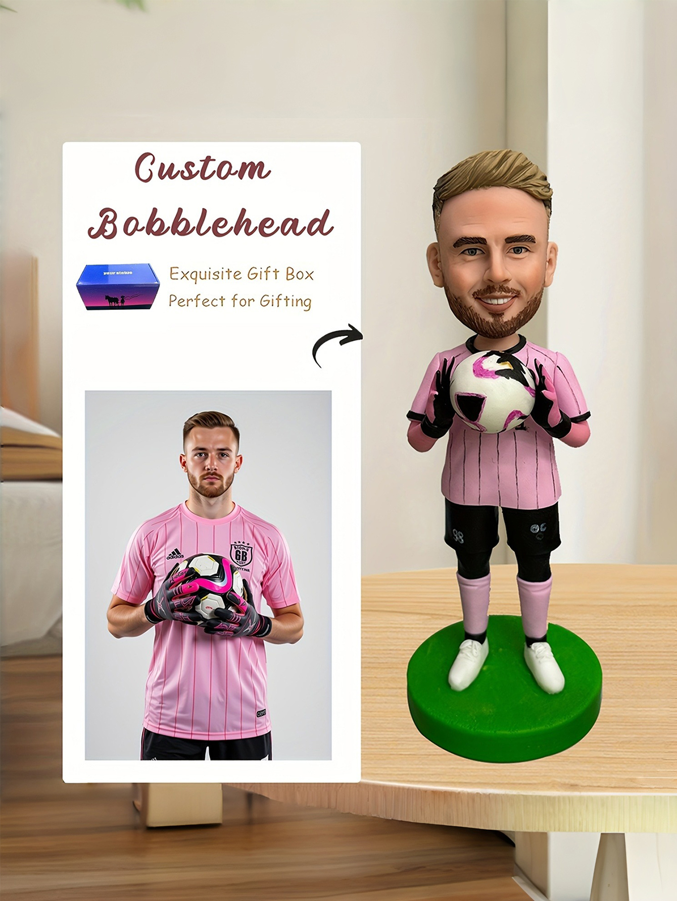 Custom Cartoon Style Bobblehead Figurine